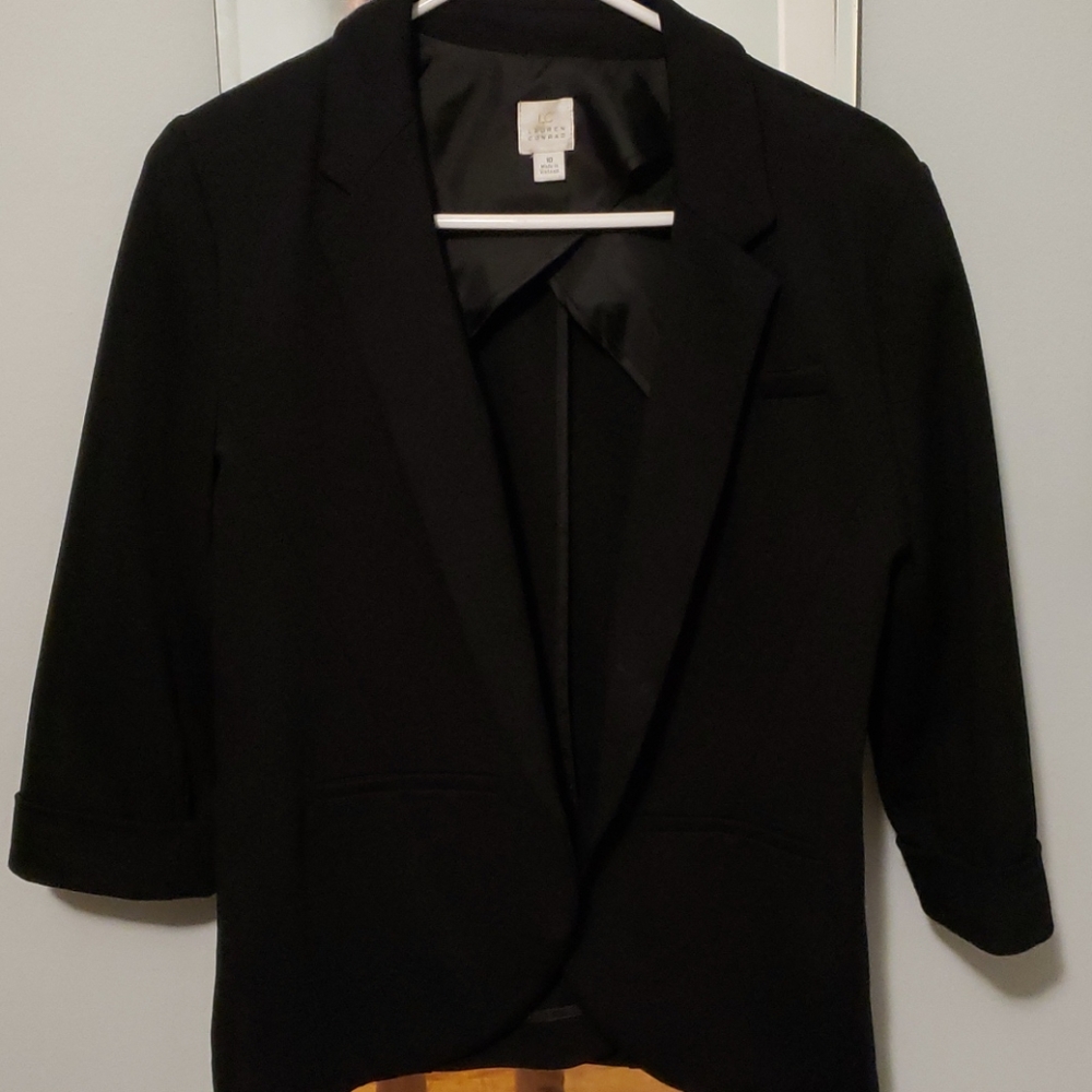 Black suit blazer